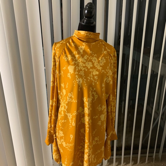 Free People Aries Printed Cutout Mini Dress - Picture 4 of 6